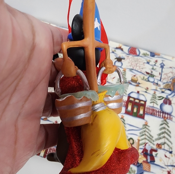Disney Christmas Ornament Fantasia Brooms The Sorcerer's Apprentice Mickey - Picture 3 of 5
